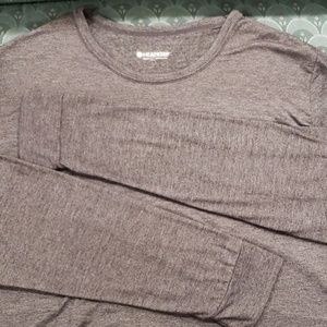 Heatkeep Long Sleeve Heather Grey Tee